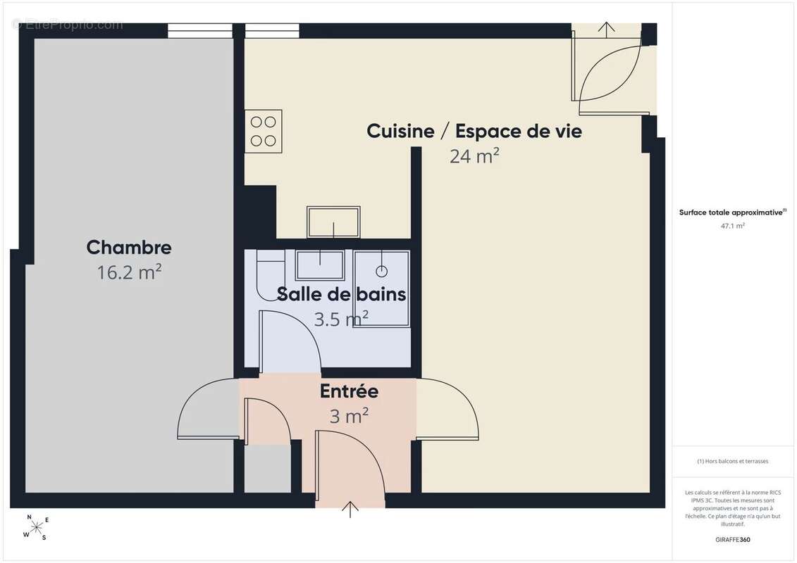 Appartement à NANTES