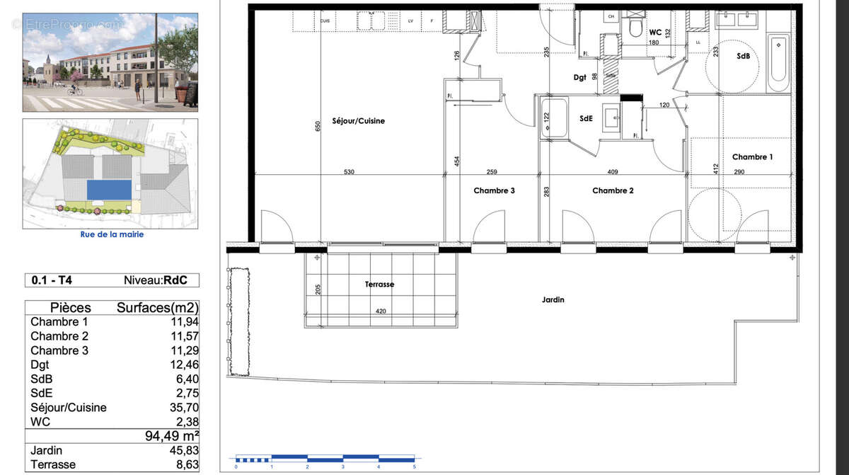 Appartement à DARDILLY