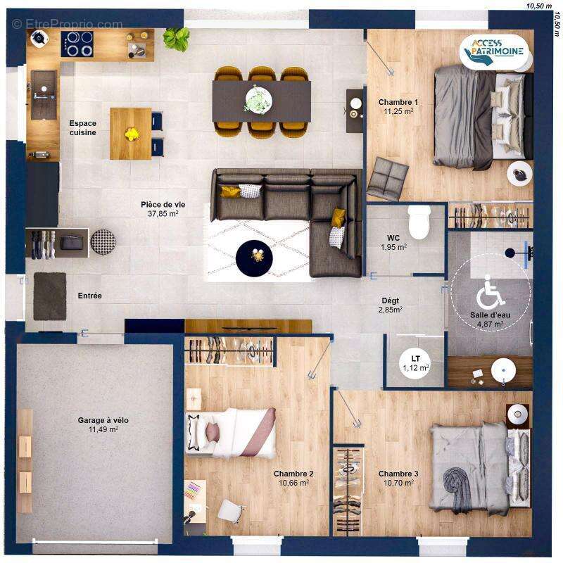 Maison 5 pièces 81 m2 - photo 3
