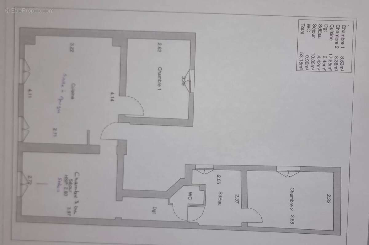 Appartement à PARIS-15E