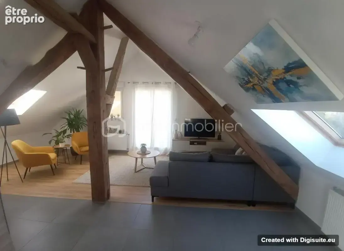 Superbe  appart. t3 de charme dans maison en dern.  etage avec terrasse couverte, vue verdoy - photo 2