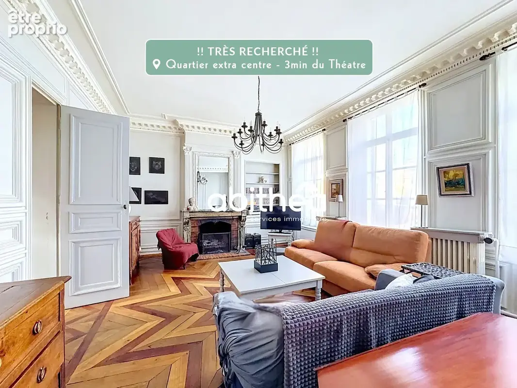 Maison en pierres blanches avec garage et extérieur - photo 1