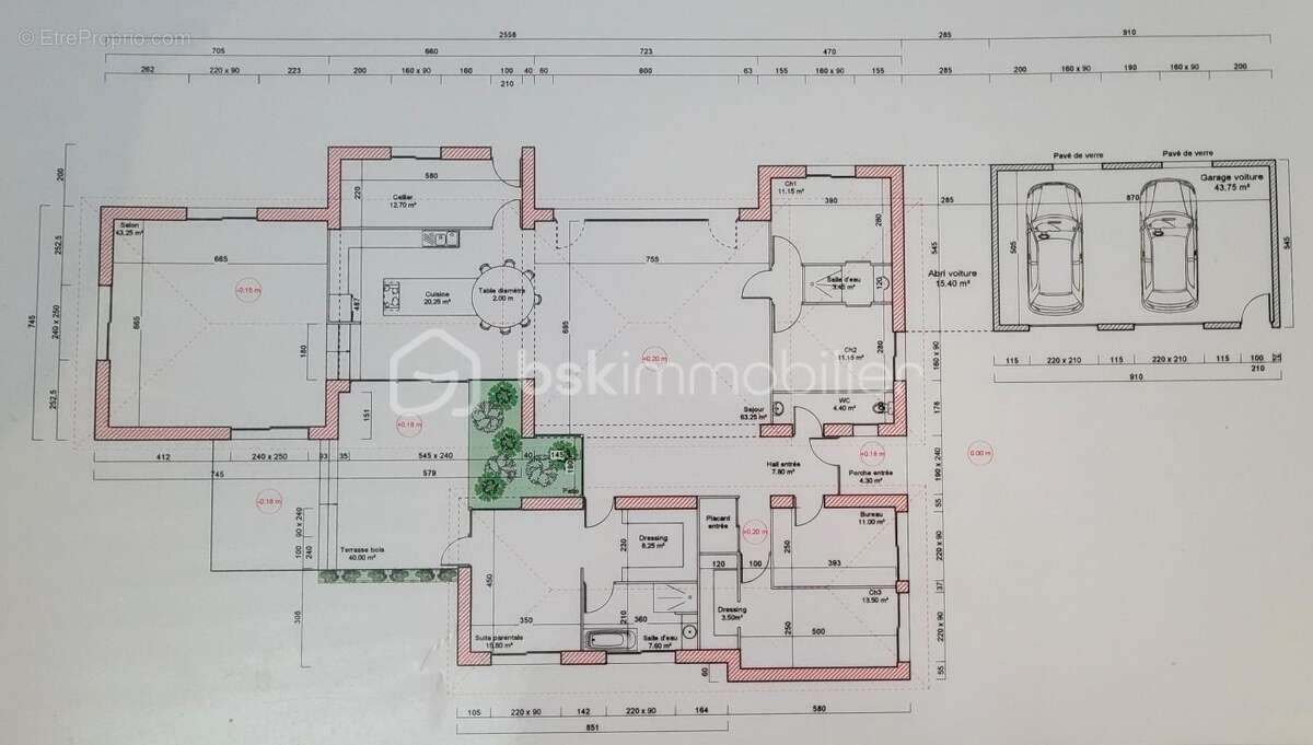 Mios - villa contemporaine de 239 m² - parcelle  de 1500 m² - photo 9