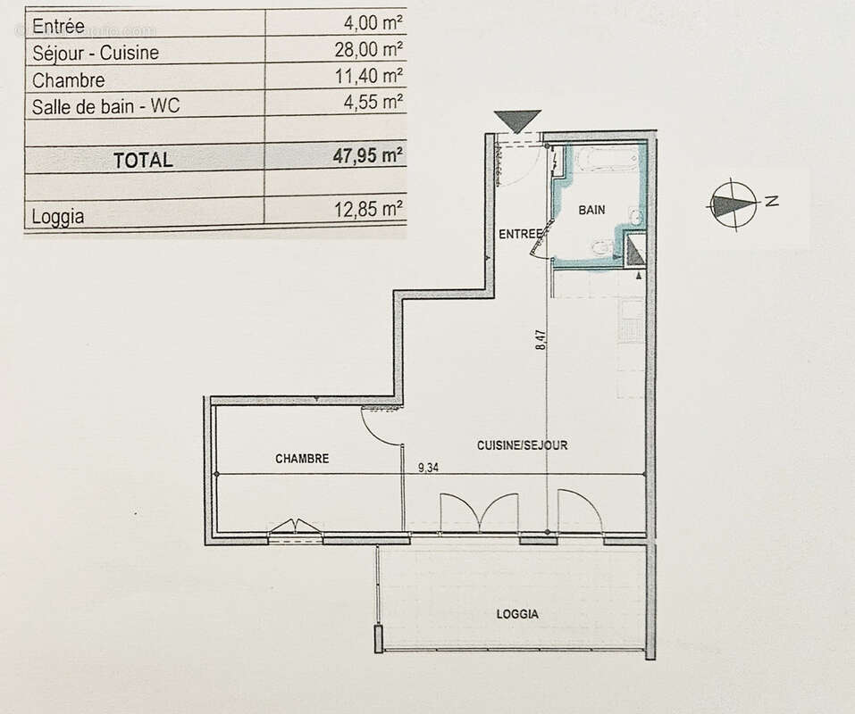 Proche ajaccio t2 récent 48m2 - photo 18