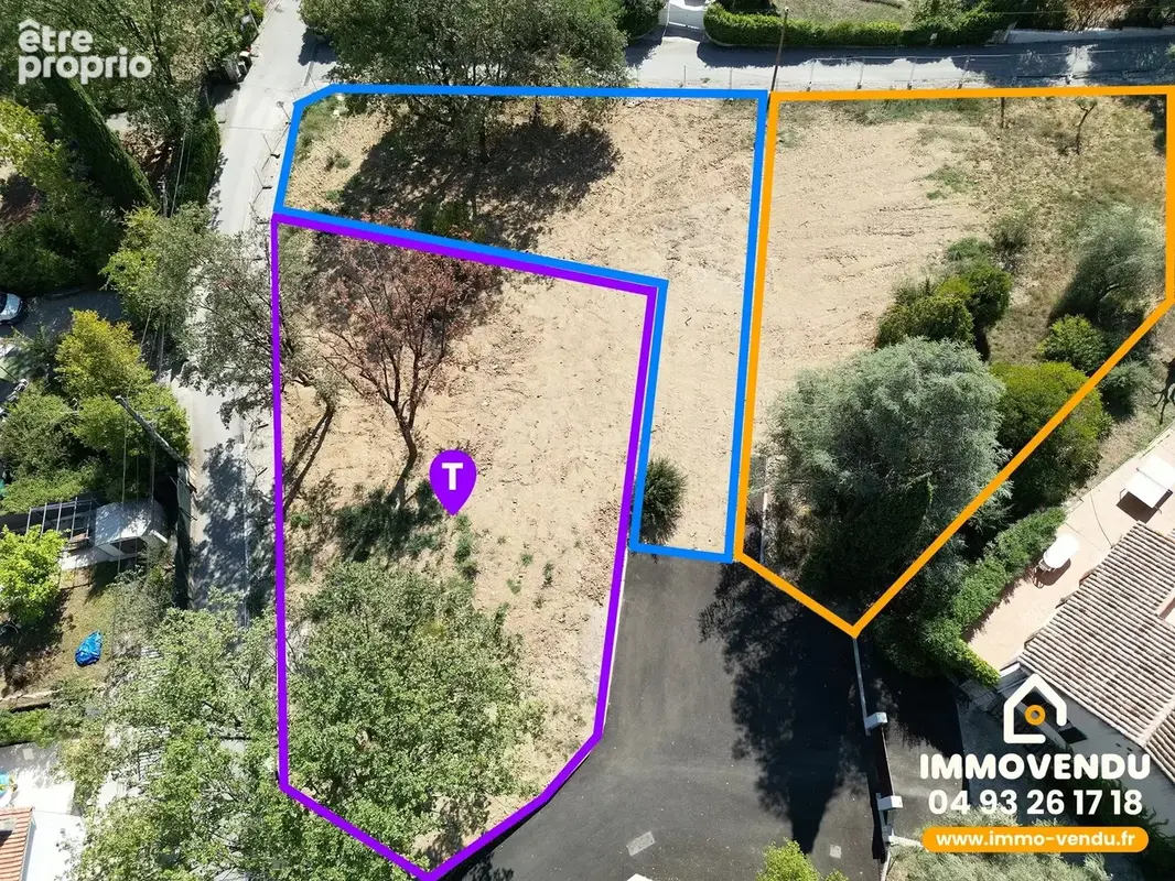 Terrain plat viabilisé 746m² - 111m² constructible - LA GAUDE - photo 2