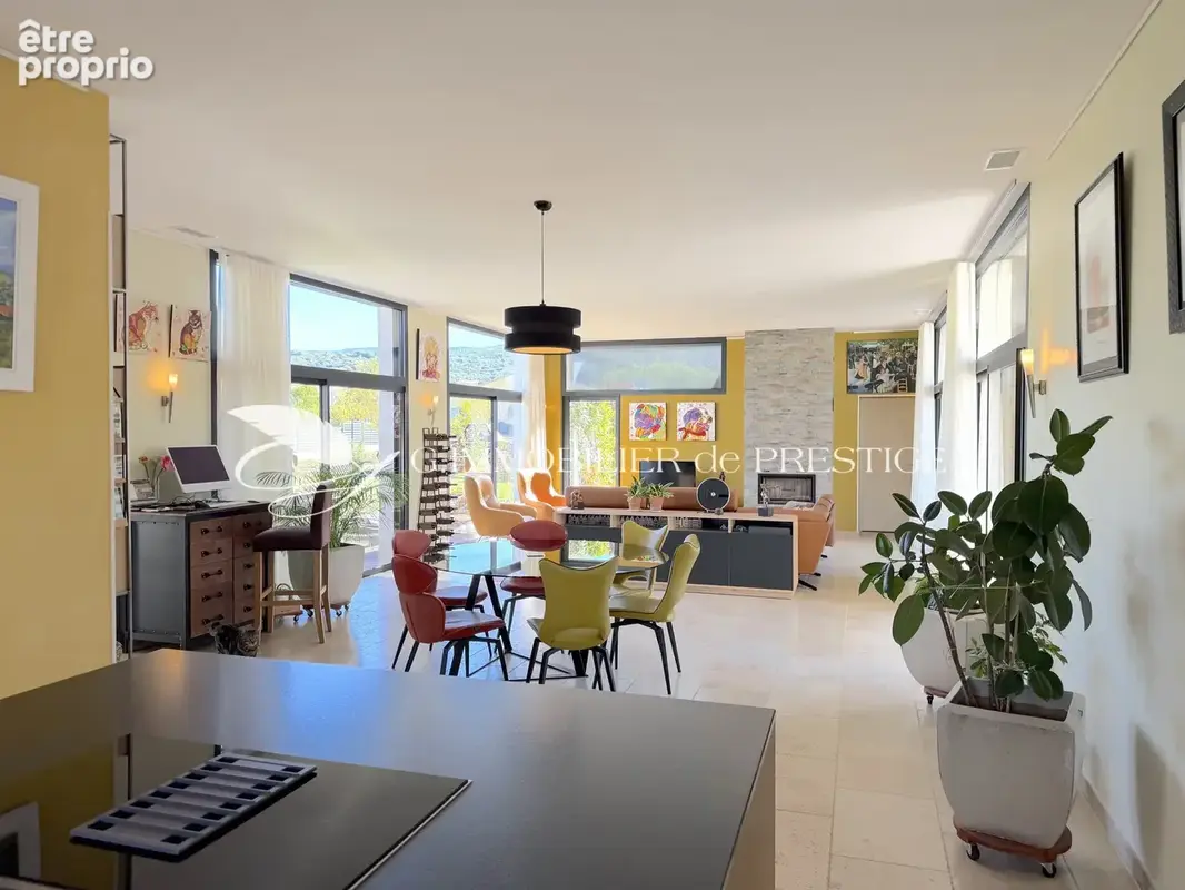 Une villa contemporaine en village avec vue Ventoux et Gorges de la Nesque - photo 3