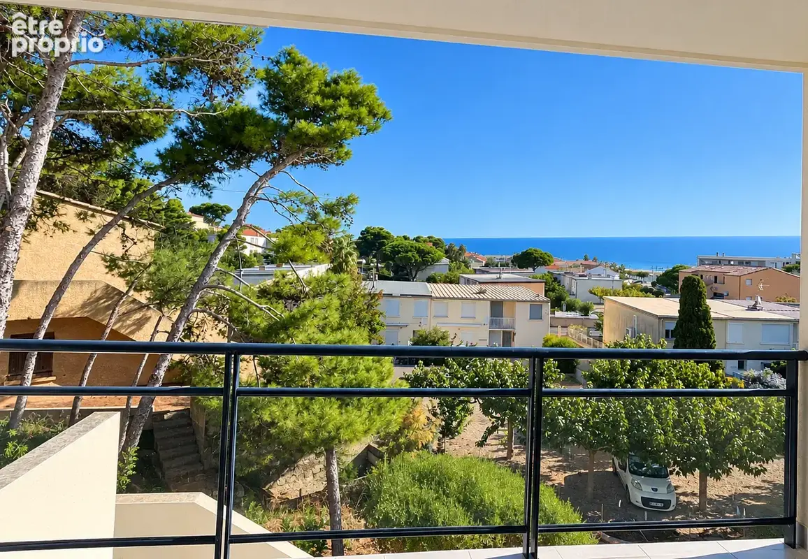 Saint pierre la mer t3 vue mer + garage dans residence securisee - photo 7