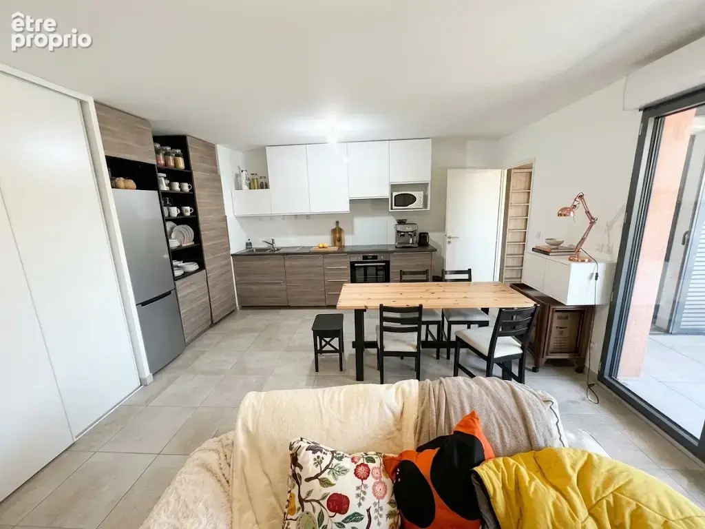 Aix en Provence, La Duranne, appartement 2 pièces de 45 m2, parking - photo 2