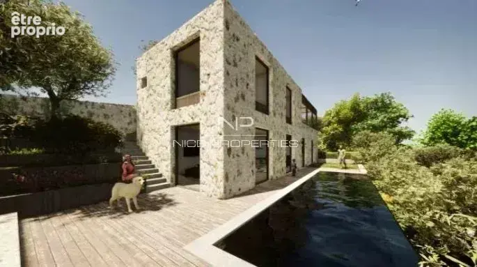 Bellet, Terrain constructible avec vue mer - photo 2