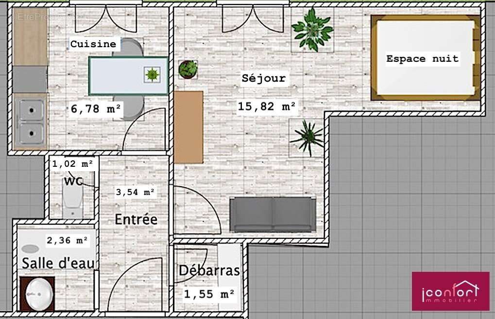 Appartement à NANTES