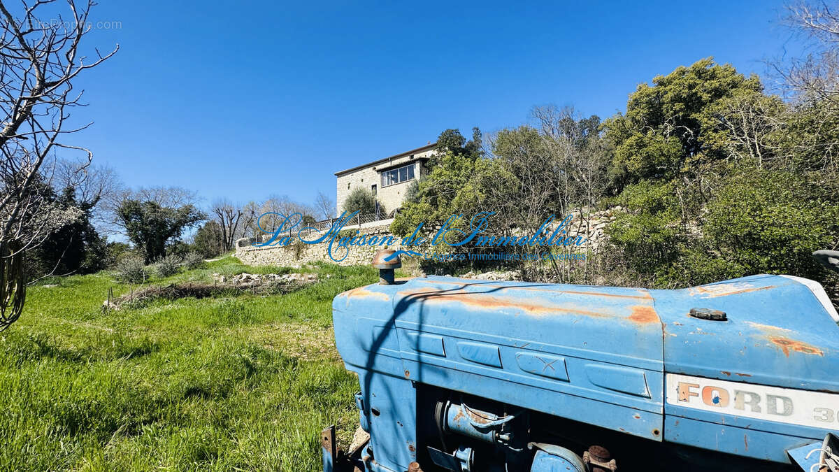 Limite Gard/Ardèche,  dans un cadres paisible, magnanerie en pierres rénovée avec goût sur 3900 m2 de terrain - photo 2
