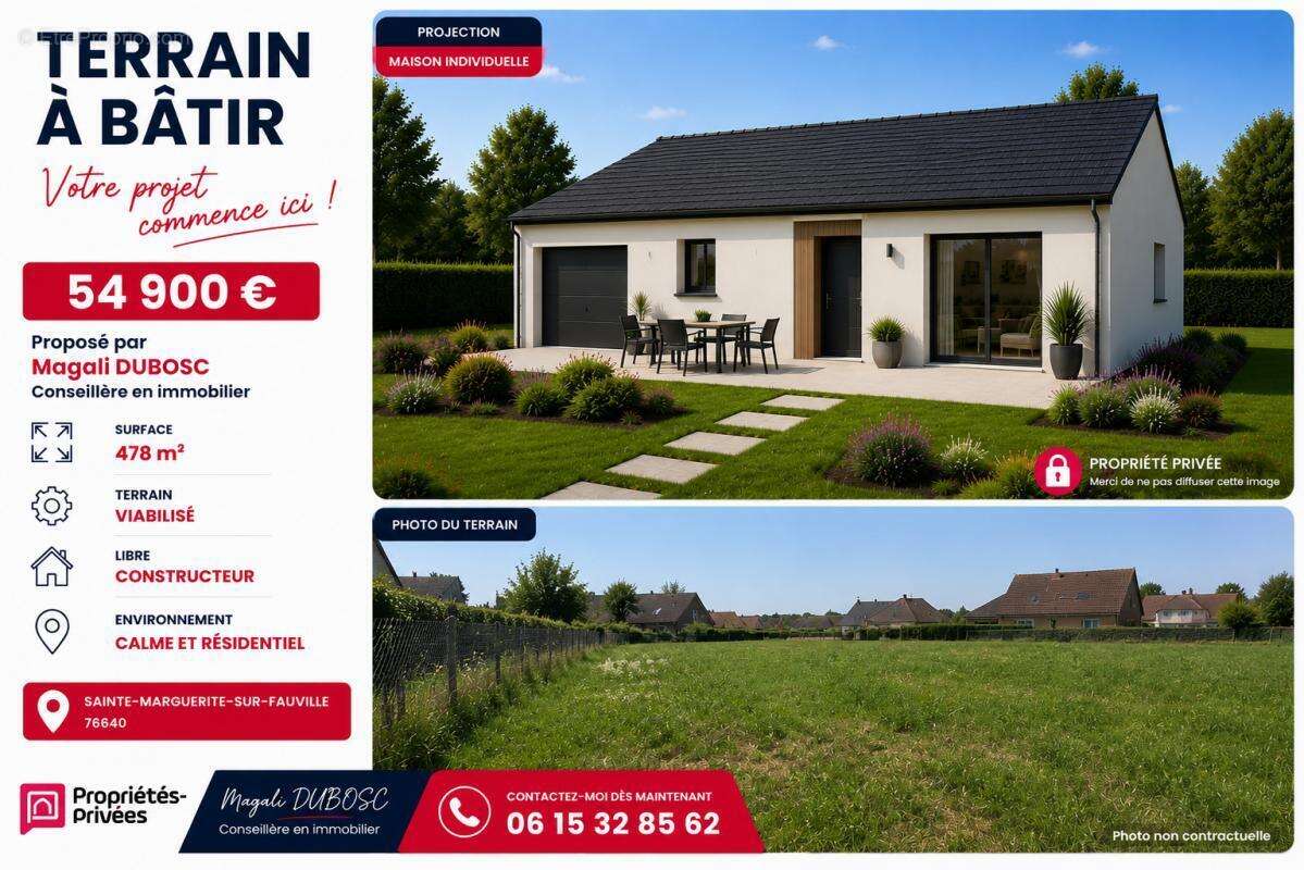 Terrain viabilisé - libre constructeur -  cadre calme - photo 2