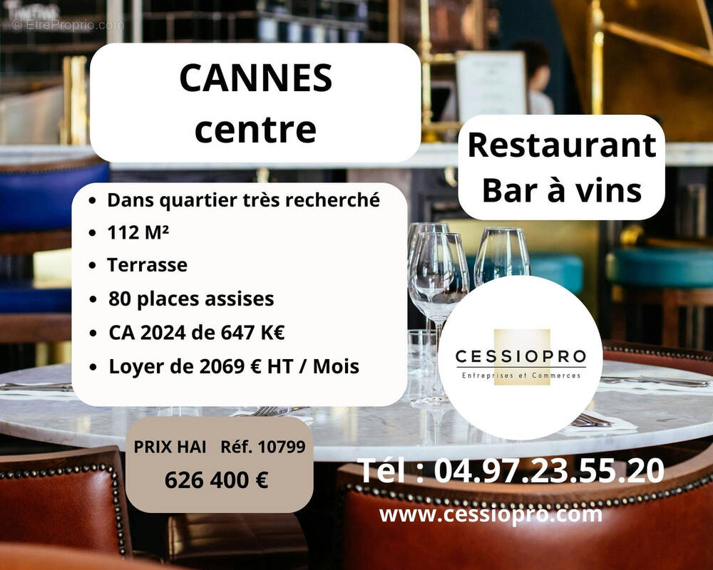 Commerce à CANNES