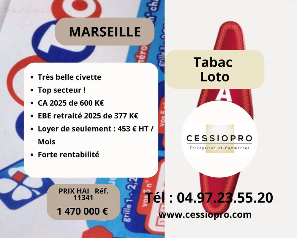 Commerce à MARSEILLE-6E