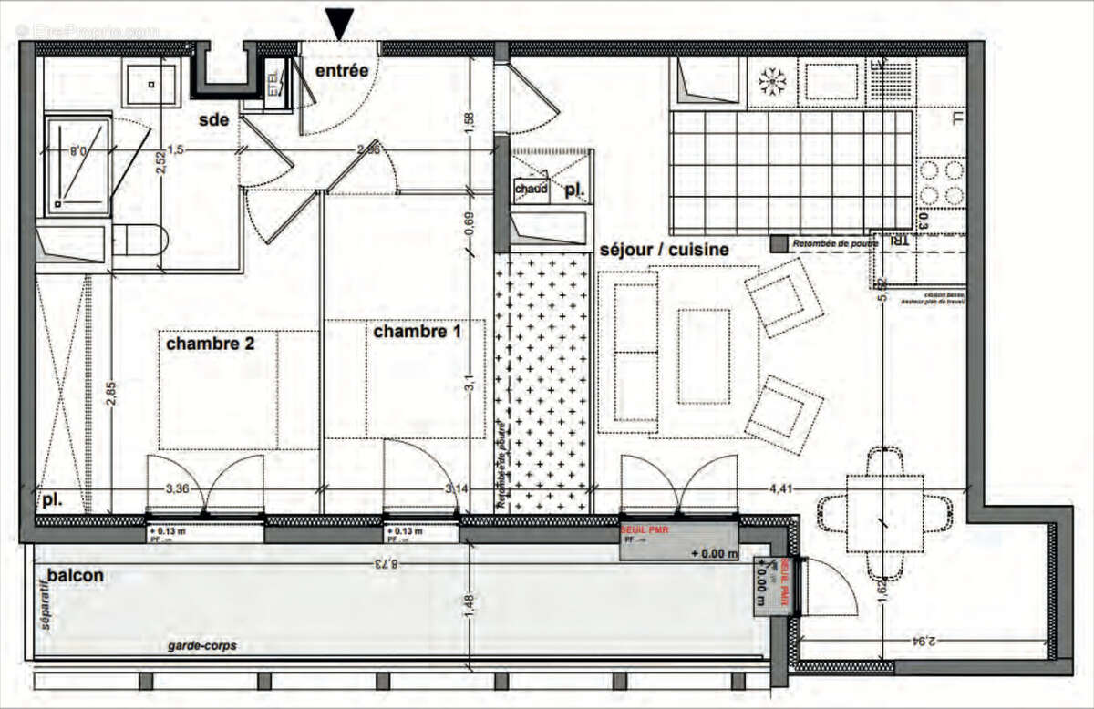 Appartement à MERIGNAC