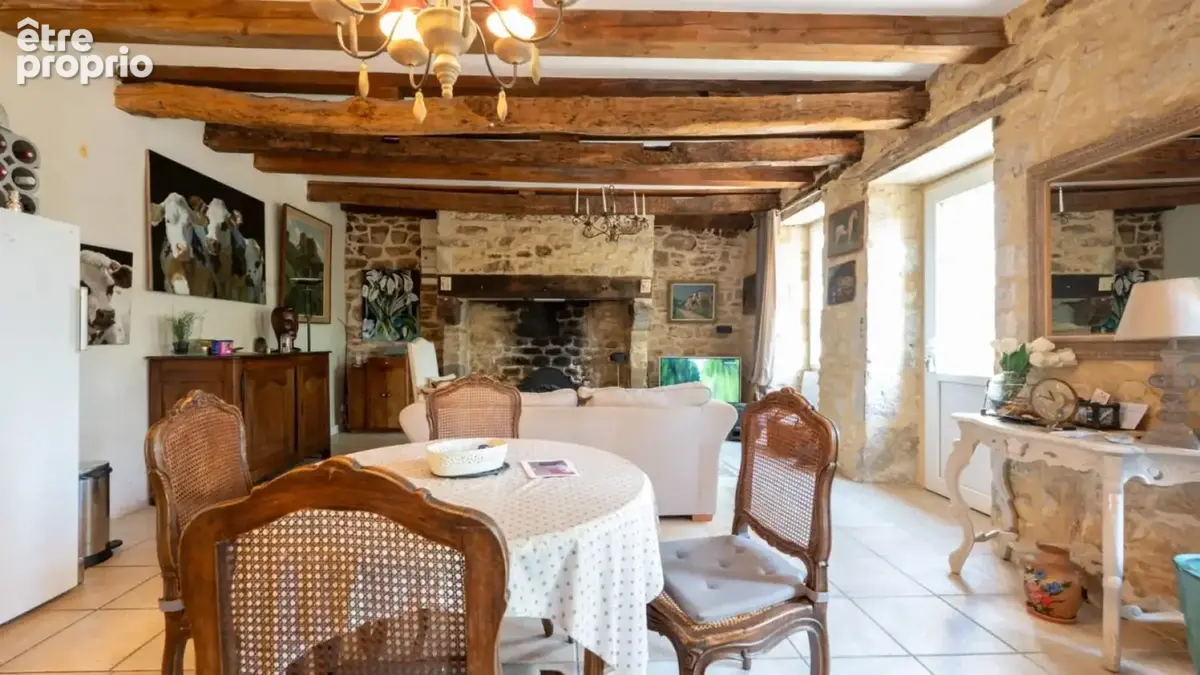 Secteur GOURDON - Jolie longère en pierre restaurée 3 chambres a - photo 7