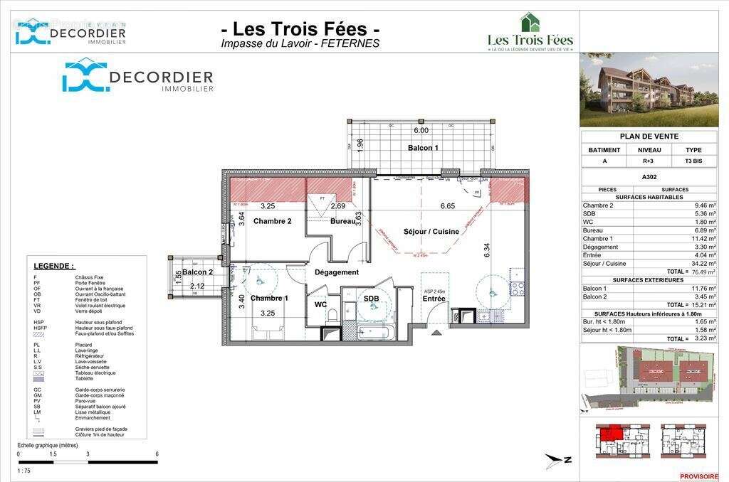 Feternes appartement t3bis neuf - photo 2