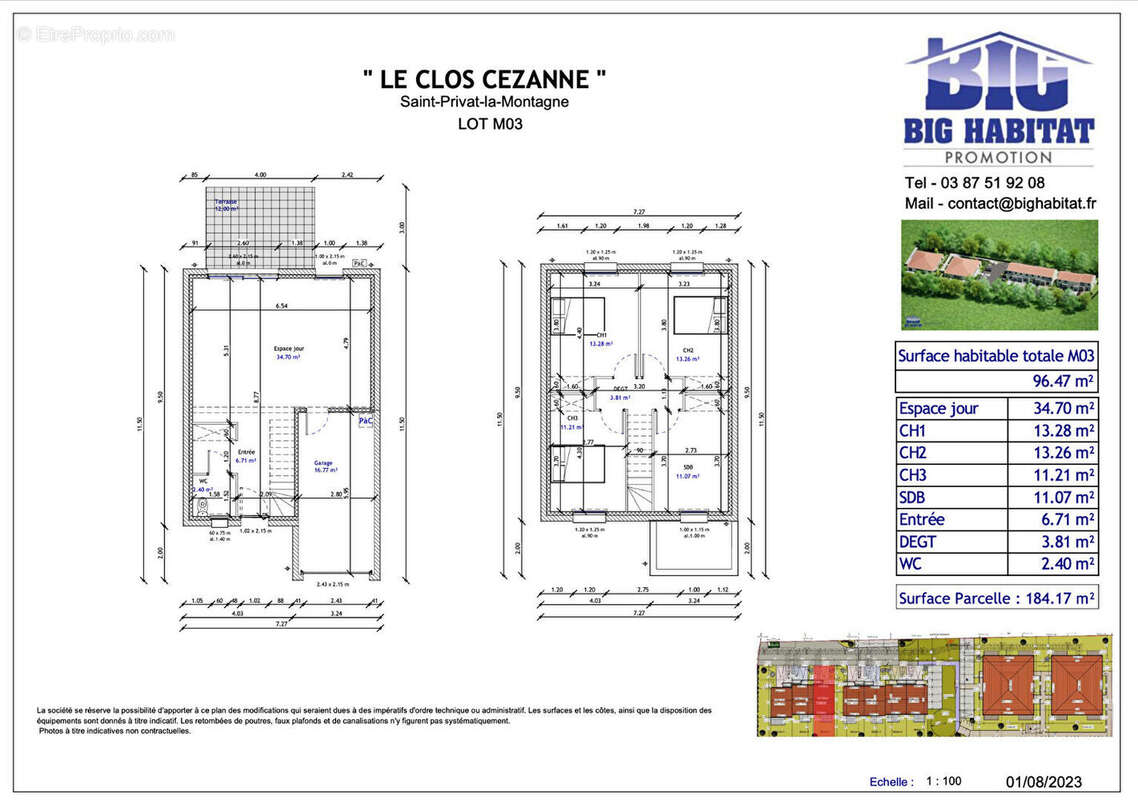 Maison à SAINT-PRIVAT-LA-MONTAGNE