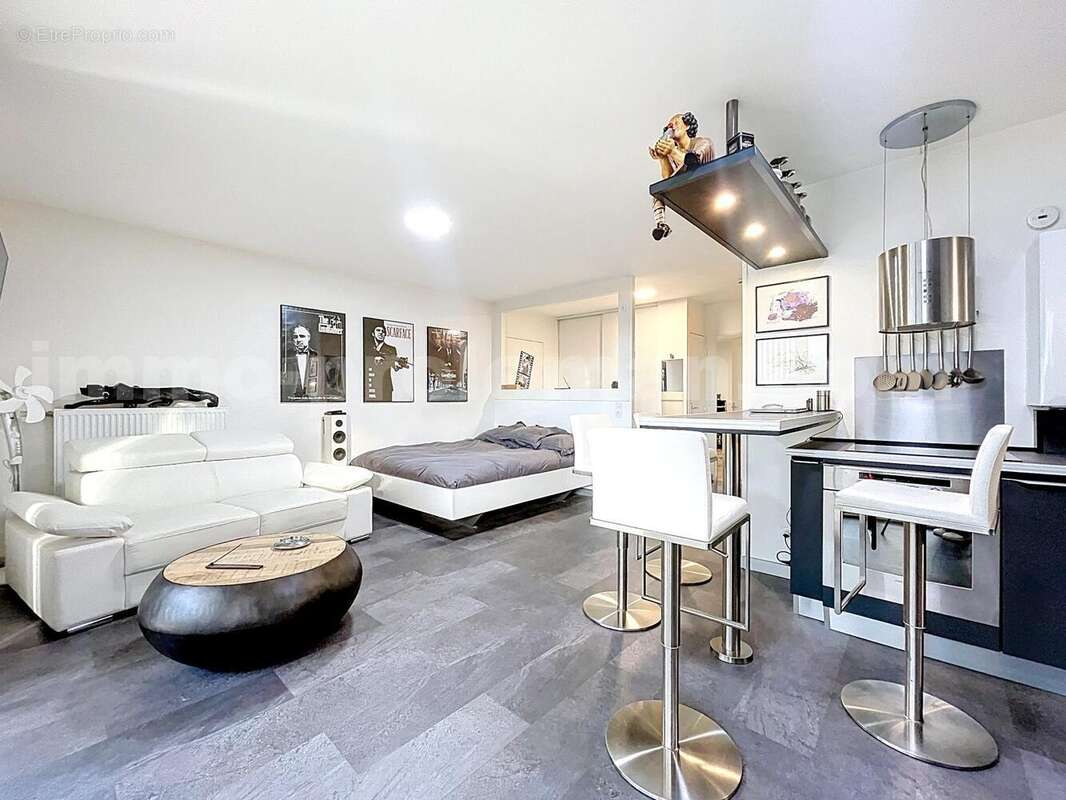 Appartement_T3_Annemasse_Genève_Ceva_tramway_Suisse_investissement_hyper_centre_Séjour - Appartement à ANNEMASSE