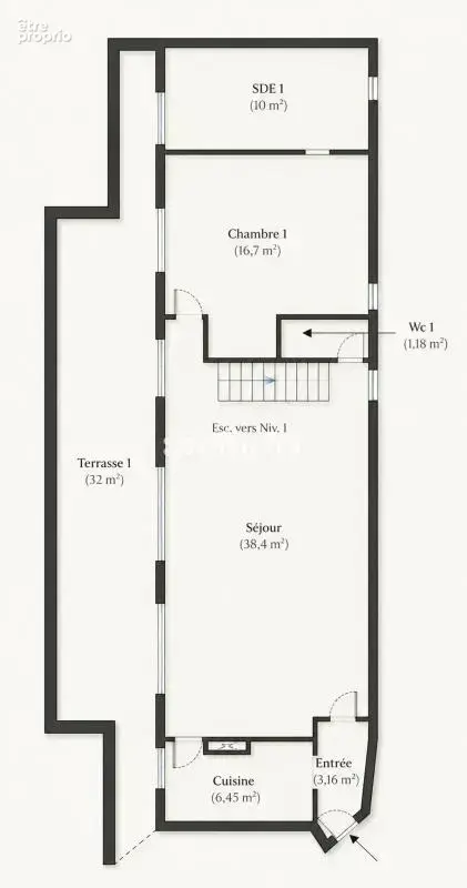 Appartement à rénover - photo 21