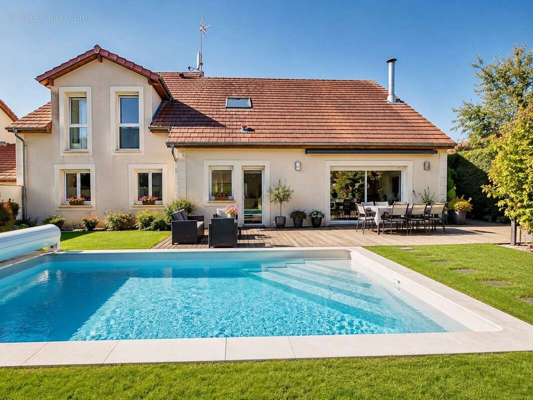 Maison moderne 236 m² – 6 ch - Piscine chauffée – Suite parentale – AUGNY - photo 2