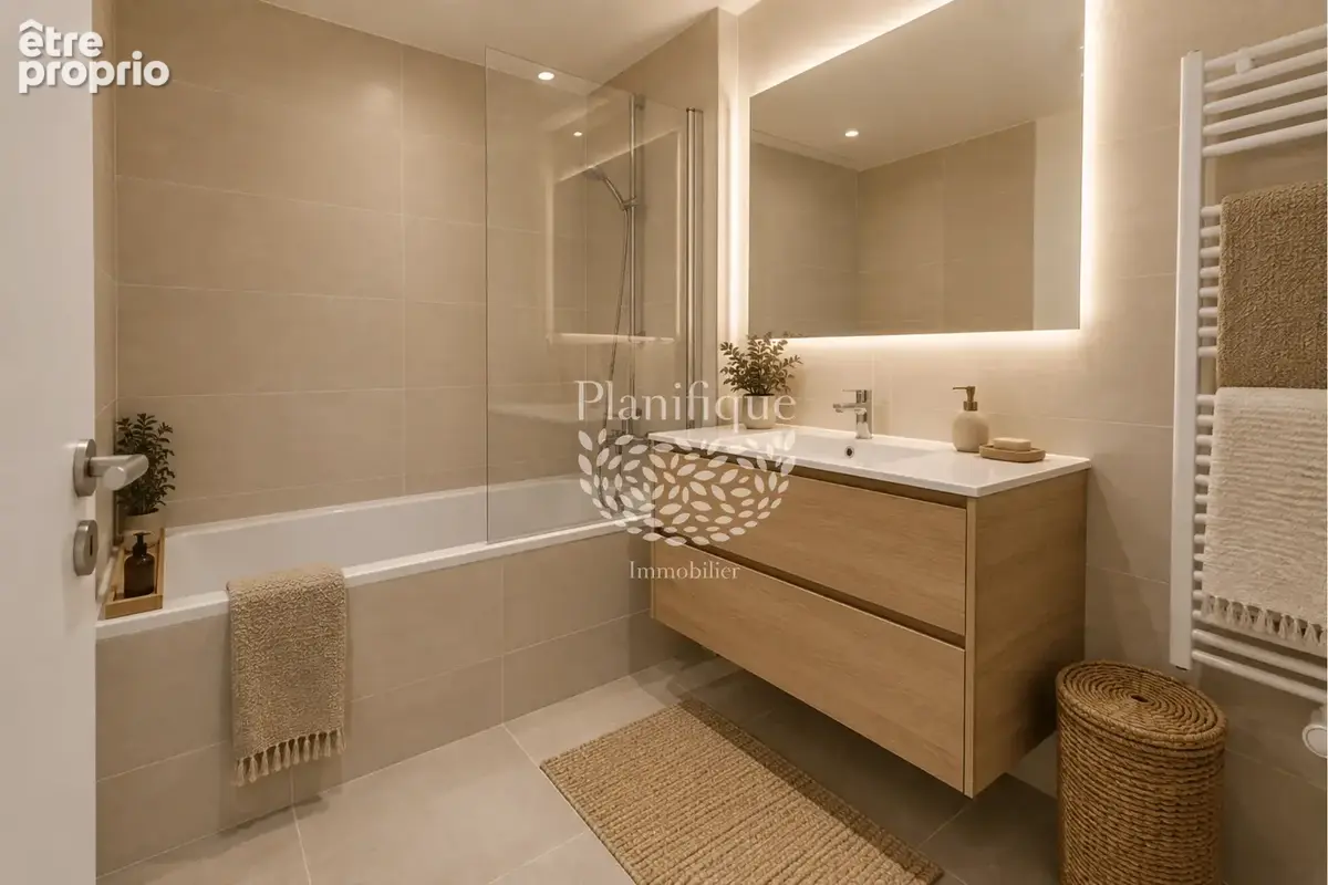 Duingt   Lac d'Annecy  Appartement T3 aux combles avec deux balcons et parking intérieur - photo 6