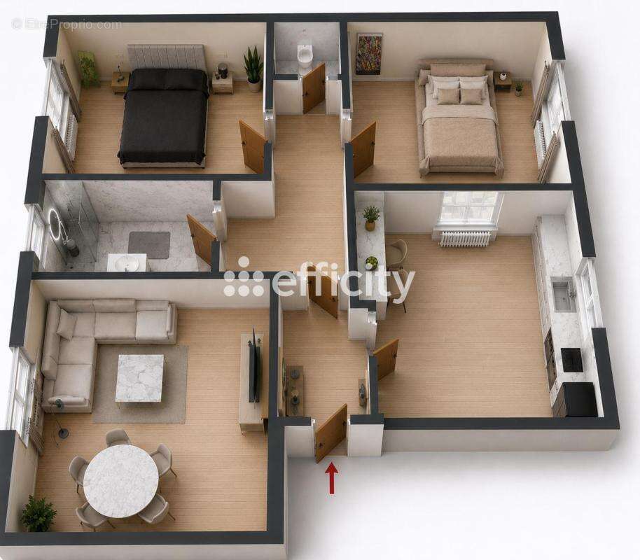 Appartement ancien - photo 9