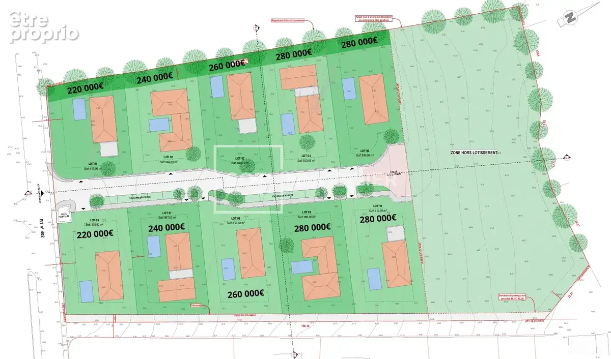 Propriano - 10 terrains a batir viabilises - a partir de 220 000€ - photo 3