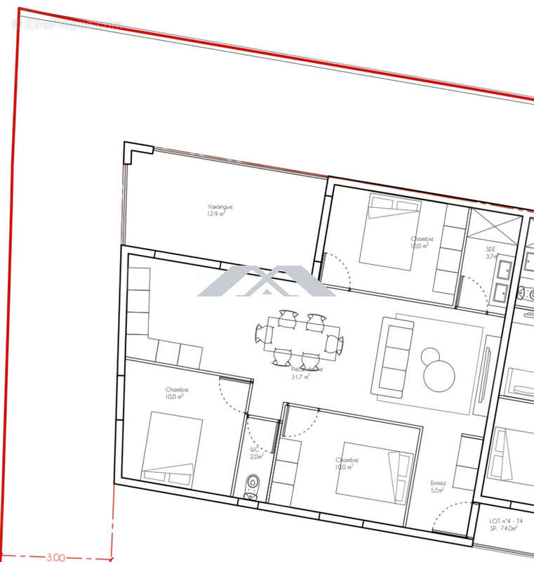 Appartement à SAINTE-SUZANNE