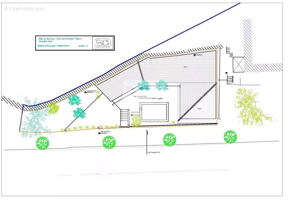 Terrain à LE BARROUX