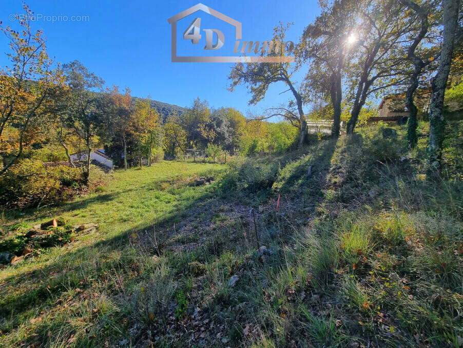 Terrain à VALLON-PONT-D&#039;ARC