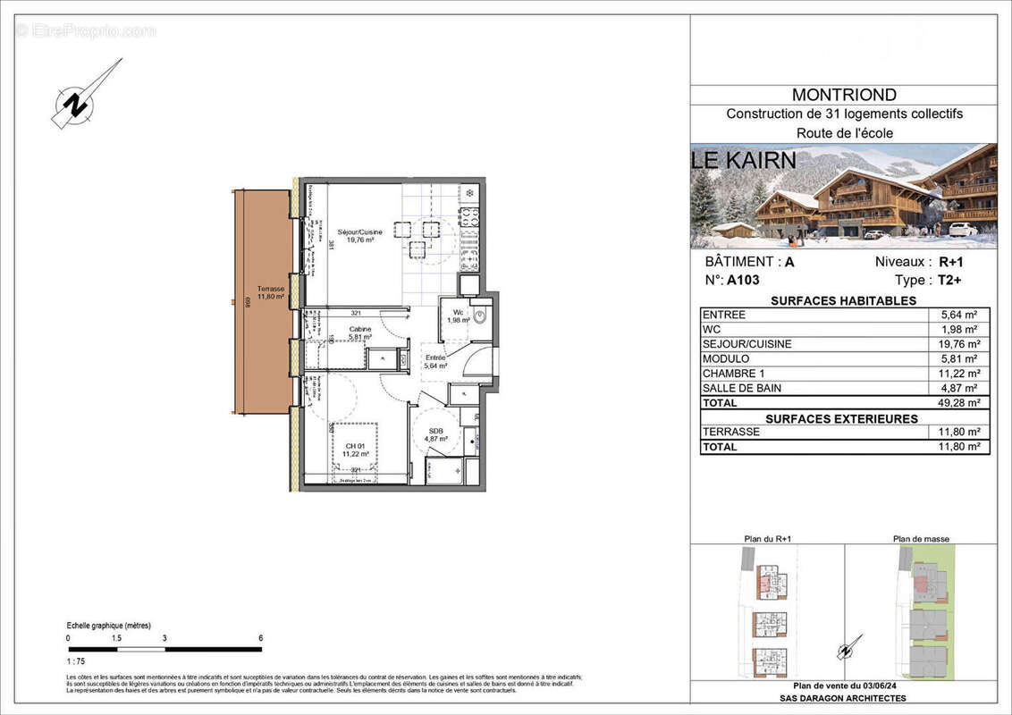 Appartement à MONTRIOND