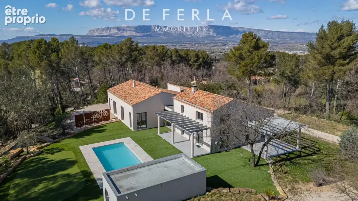 Trets - Propriété contemporaine d’exception avec vue Sainte-Victoire - photo 1