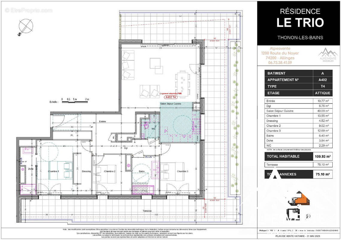 Appartement à THONON-LES-BAINS