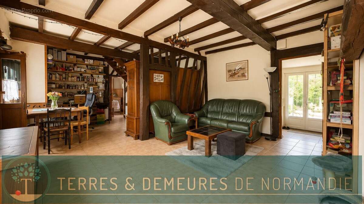 Longère en colombages de 148m², 3 chambres, avec un terrain de 2260m², Normandie, 76. - photo 4