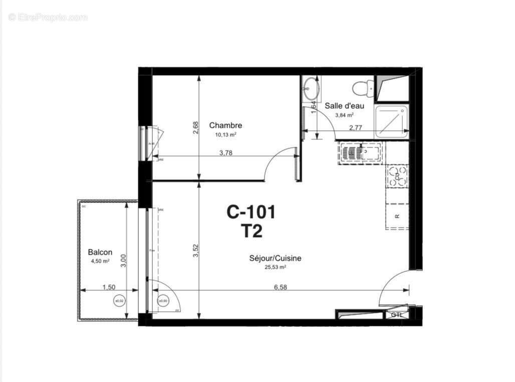 Appartement 39 m² à Montlouis-Sur-Loire  - photo 2