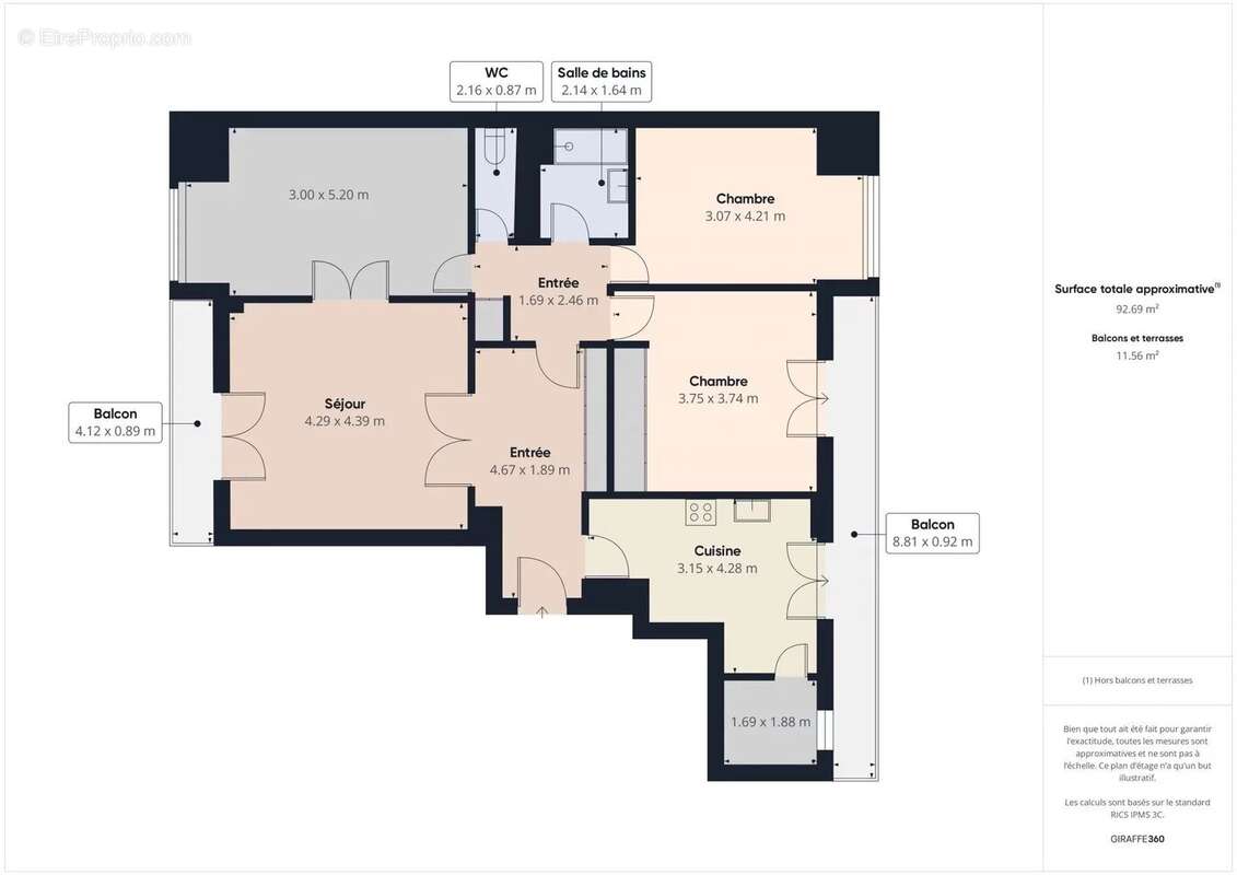 Appartement à PARIS-12E