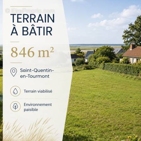 1 - Terrain à SAINT-QUENTIN-EN-TOURMONT