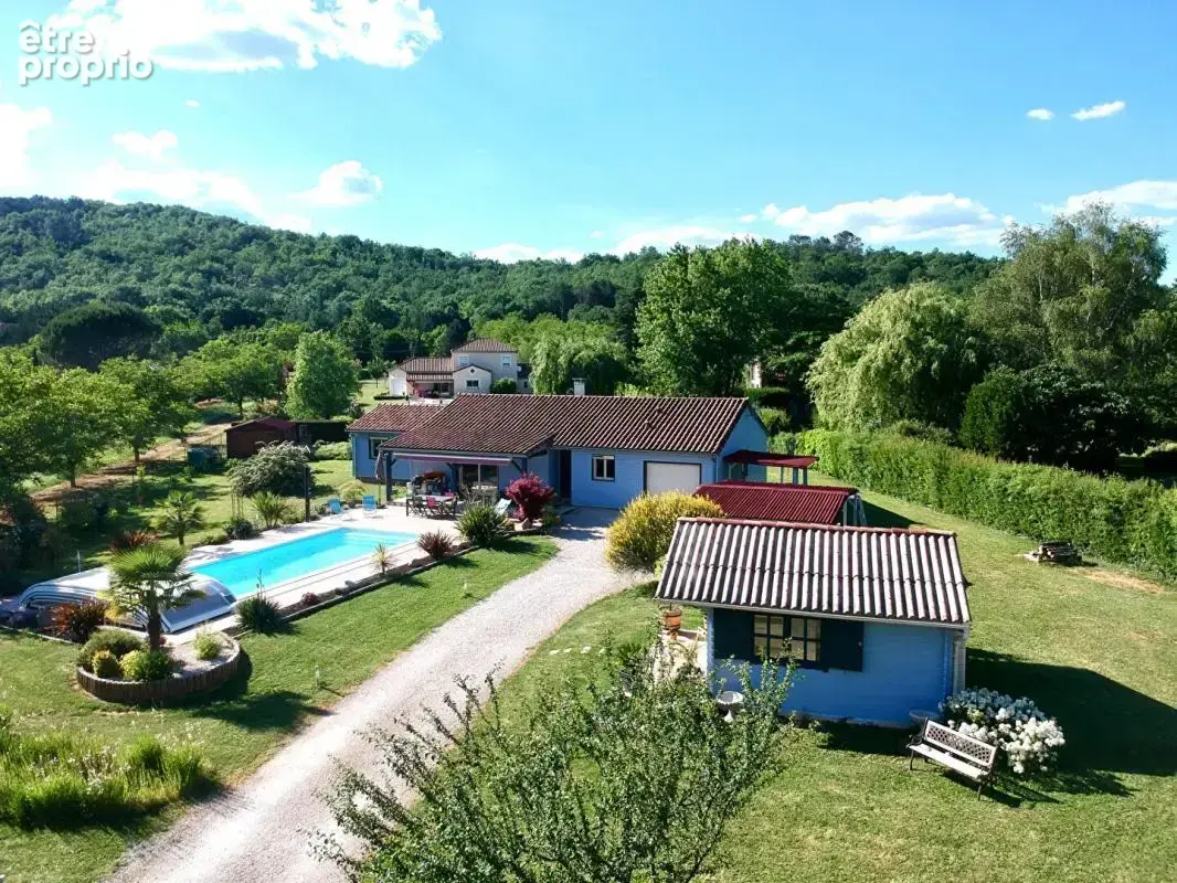 Maison bois - 5 chambres en plain-pied avec piscine et chalet indépendant proche Cahors - photo 2