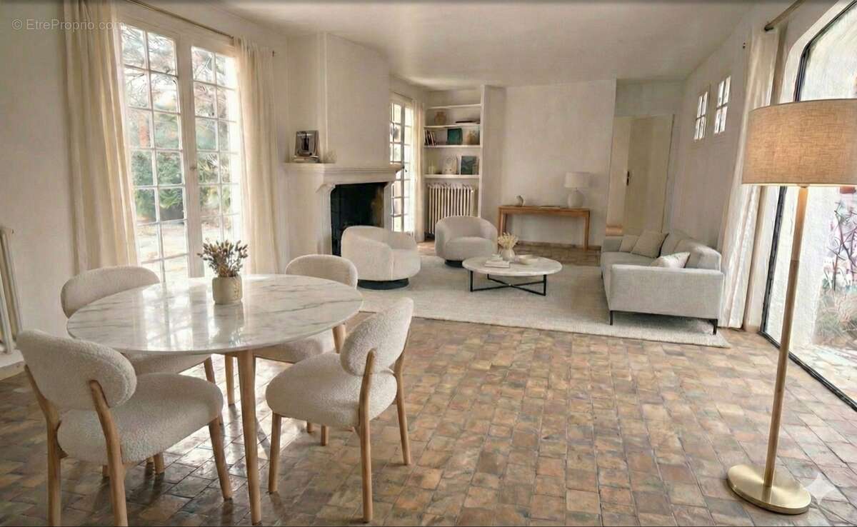 Maison Aix/Puyricard maison de charme de plain pied avec 4 chambres sur un terrain arboré et clos de près de 2 000 m² - photo 7