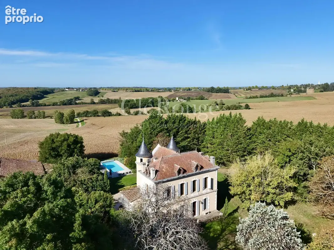 Entre Eymet et Marmande - Château à tourelles du XIXe entièrement restauré, piscine chauffée et 2,7 ha - photo 41