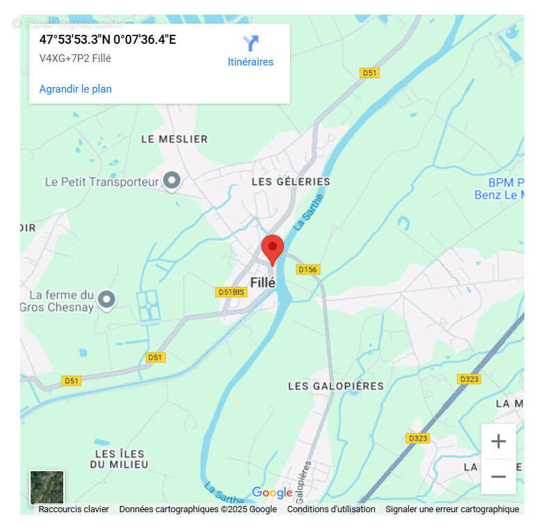 Terrain à FILLE