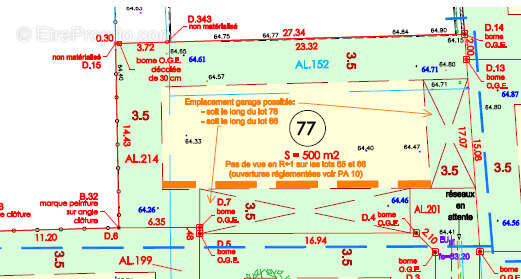 Teyran- terrain constructible et viabilise 500 m2 - photo 2