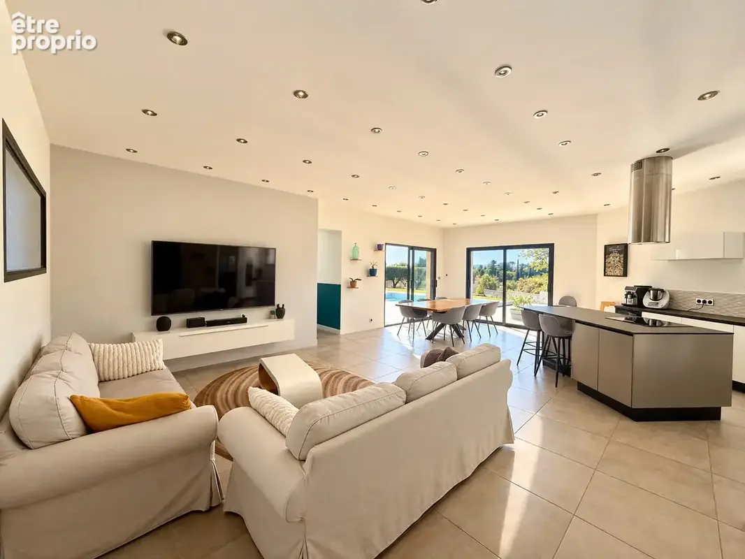 Proche nyons - elegante villa  contemporaine avec piscine et vue - photo 4