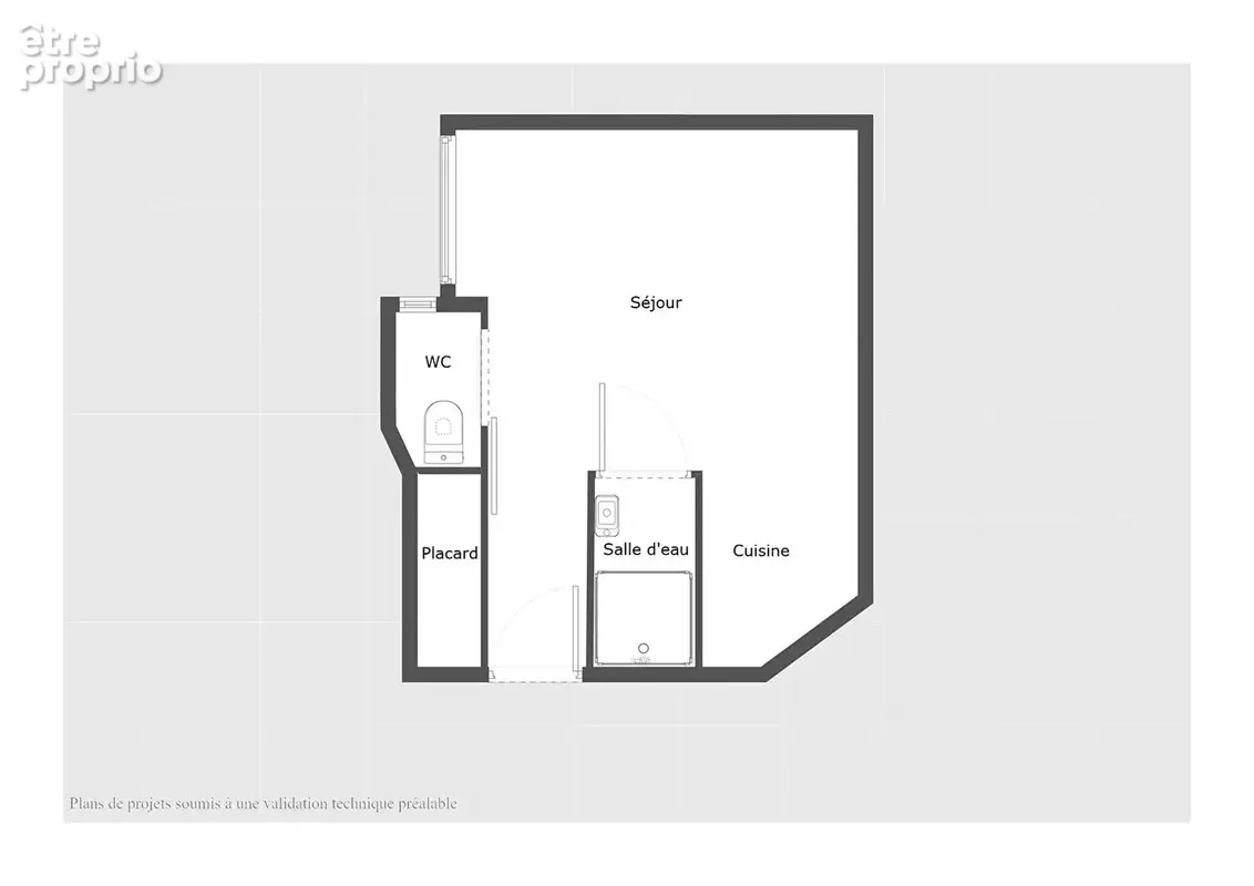 Village Ramey Studio de 18.20 m2 - photo 10