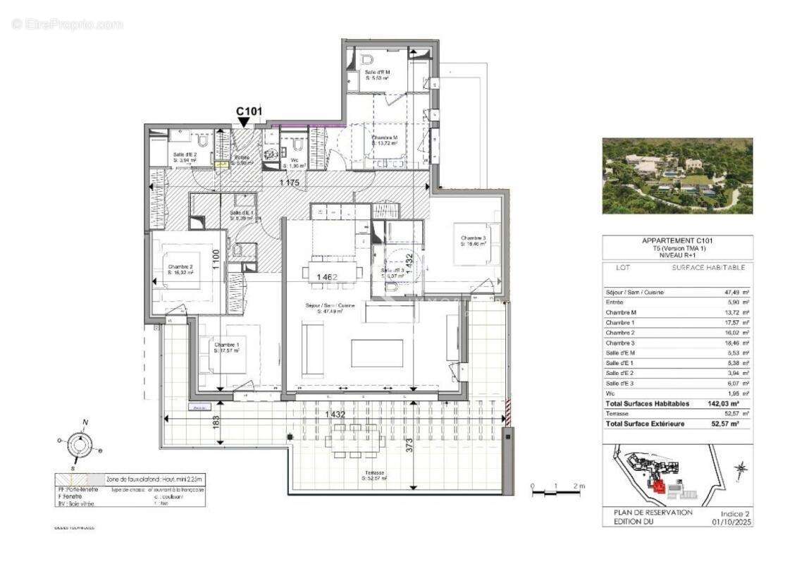 Sainte Maxime - Appt T5 de 142 m² avec terrasse de 53 m² – Résidence de standing à deux pas des plages - photo 6