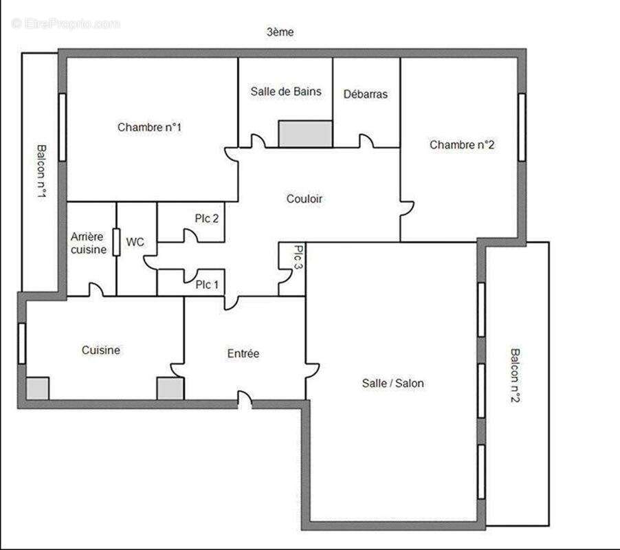 Appartement  4 pièce(s) - photo 8