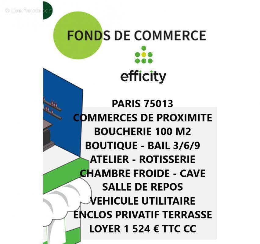 Commerce à PARIS-13E
