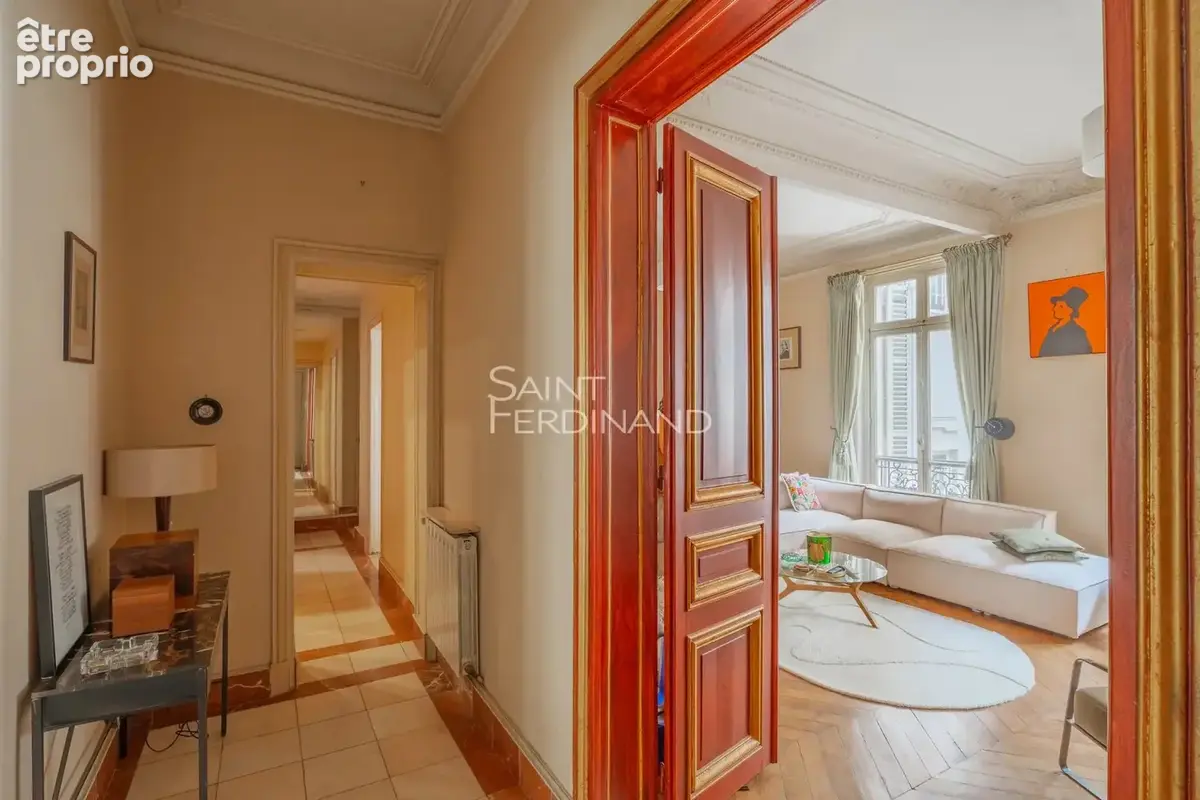 Paris 8eme - Villiers -Parc Monceau - 2/3 chambres Appartement haussmannien de caractère - photo 7