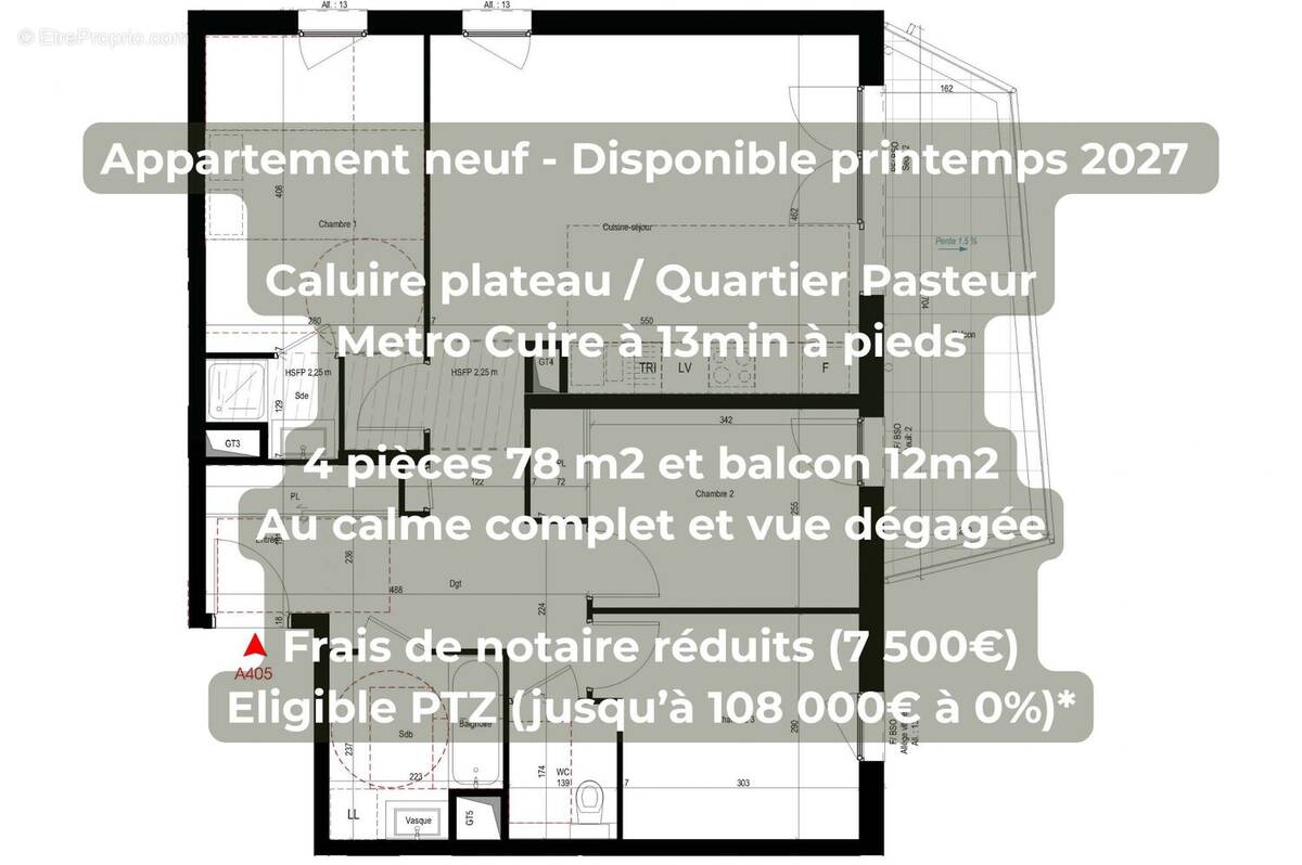Appartement à CALUIRE-ET-CUIRE
